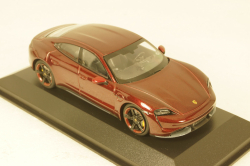 Porsche Taycan Turbo S 2020, red metallic, 410068474, Minichamps 1:43
