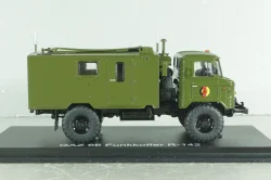 КШМ Р-142Н (66) командно-штабная машина на шасси Газ-66 NVA 1965г, хаки, PCL47024, Premium ClassiXXs 1:43
