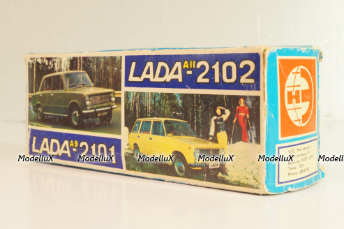 Ваз-2102 А11,  Жигули, горчичная, ранняя, апрель 1978г., Тантал/Радон 1:43