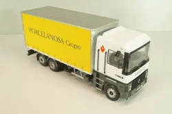 Renault AE 500 Magnum truck "Porcelanosa Grupo" 1990, white/yello, Camiones y Autobuses #94, Altaya 1:43