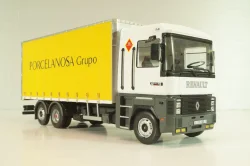 Renault AE 500 Magnum truck "Porcelanosa Grupo" 1990, white/yello, Camiones y Autobuses #94, Altaya 1:43