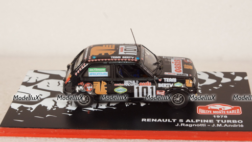 Renault 5 Alpine turbo #101 Paris Dakar 1980, F. DESTRUEL / T. PERICHARD, Конверсия 1:43