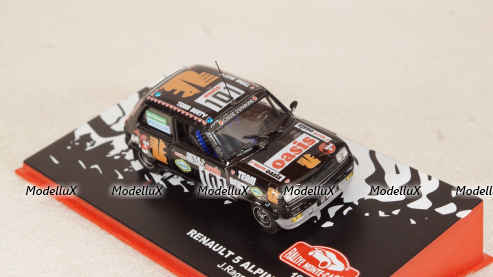 Renault 5 Alpine turbo #101 Paris Dakar 1980, F. DESTRUEL / T. PERICHARD, Конверсия 1:43