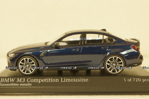 BMW M3 2020 Blue, 410020201, Minichamps 1:43