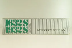 Mercedes-Benz 1632 S tractor with semi trailer "Mercedes" green/silver,  556, NZG 1:50