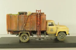 КО-413(52) мусоровоз на шасси Газ-52, со следами эксплуатации, Model43 1:43