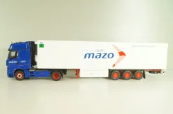 Mercedes-Benz Actros MP 4 truck with semi-trailer "Mazo" 1988, blue/white, Camiones y Autobuses #96, Altaya 1:43