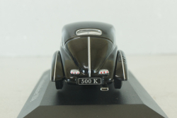 Mercedes 500 K Autobahnkurier (W29) 1934, black, MBOMS002, Altaya, Mercedes-Benz Offizielle Modell Sammlung #02, 1:43