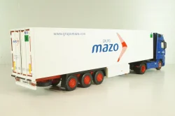 Mercedes-Benz Actros MP 4 truck with semi-trailer "Mazo" 1988, blue/white, Camiones y Autobuses #96, Altaya 1:43