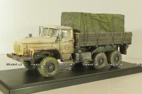 Урал-4320 грузовой автомобиль со следами эксплуатации, Model43 1:43