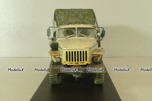 Урал-4320 грузовой автомобиль со следами эксплуатации, Model43 1:43