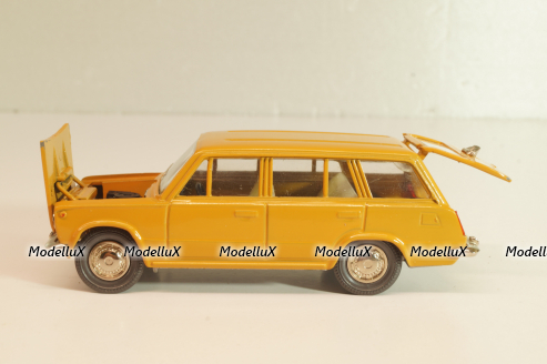 Ваз-2102 А11,  Жигули, горчичная, ранняя, апрель 1978г., Тантал/Радон 1:43