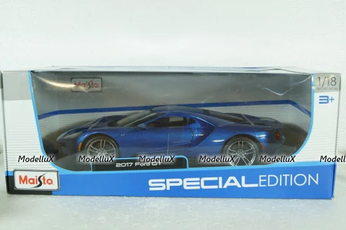 Ford GT 2017, blue, Maisto 1:18