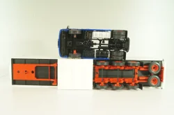 Mercedes-Benz Actros MP 4 truck with semi-trailer "Mazo" 1988, blue/white, Camiones y Autobuses #96, Altaya 1:43