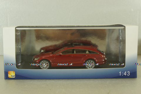 Mercedes CLS63 AMG Shooting Brake C218, 2014, red metallic, GLM204903, GLM 1:43 Уценка!