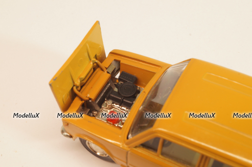 Ваз-2102 А11,  Жигули, горчичная, ранняя, апрель 1978г., Тантал/Радон 1:43
