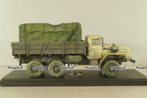 Урал-4320 грузовой автомобиль со следами эксплуатации, Model43 1:43