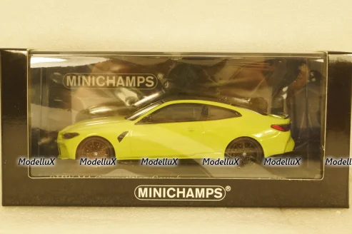 BMW M4 (G82) 2020 yellow, 410020120, Minichamps 1:43