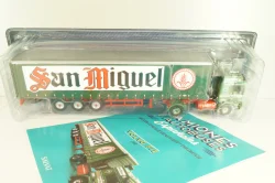 Volvo FH12 truck with semi-trailer "San Miguel" 1988, green Camiones y Autobuses #83, Altaya 1:43