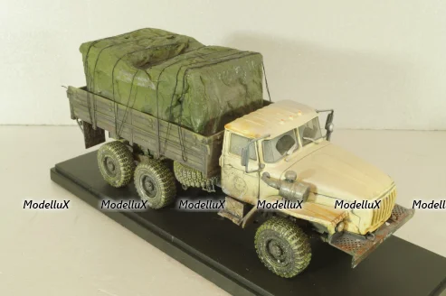 Урал-4320 грузовой автомобиль со следами эксплуатации, Model43 1:43