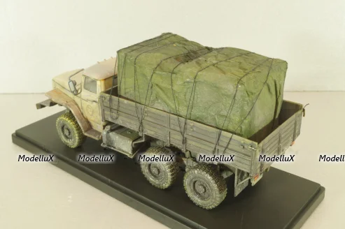 Урал-4320 грузовой автомобиль со следами эксплуатации, Model43 1:43