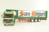 Volvo FH12 truck with semi-trailer "San Miguel" 1988, green Camiones y Autobuses #83, Altaya 1:43