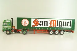 Volvo FH12 truck with semi-trailer "San Miguel" 1988, green Camiones y Autobuses #83, Altaya 1:43