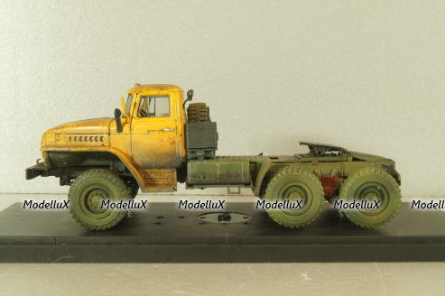 Урал-44202 тягач, со следами эксплуатации, Model43 1:43