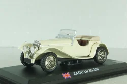 Jaguar S.S. 100 1935,  white, DelPrado 1:43