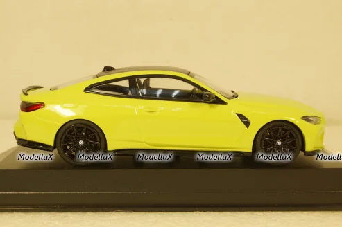 BMW M4 (G82) 2020 yellow, 410020120, Minichamps 1:43
