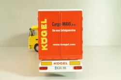 Mercedes-Benz Actros 1846 tractor with semi trailer "Cargo-Maxx" yellow/red, 555, NZG 1:50