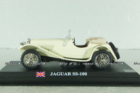 Jaguar S.S. 100 1935,  white, DelPrado 1:43