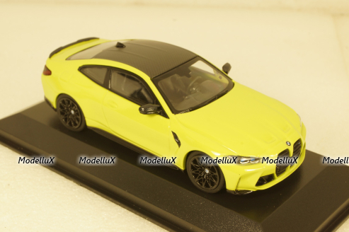 BMW M4 (G82) 2020 yellow, 410020120, Minichamps 1:43