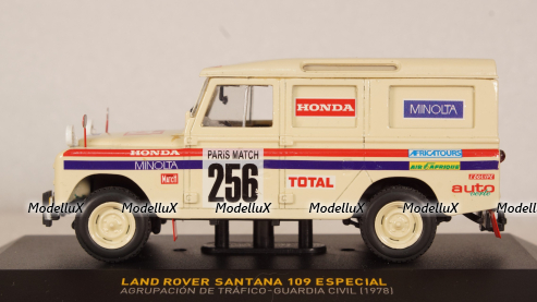 Land Rover Rally Paris-Dakar 1981 №256 Gilbert VASSEUR / Michel JAXEL, Конверсия 1:43