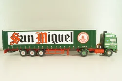 Volvo FH12 truck with semi-trailer "San Miguel" 1988, green Camiones y Autobuses #83, Altaya 1:43