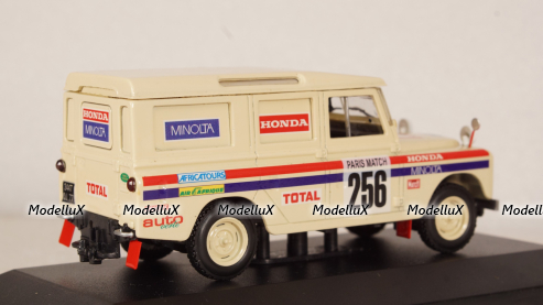 Land Rover Rally Paris-Dakar 1981 №256 Gilbert VASSEUR / Michel JAXEL, Конверсия 1:43