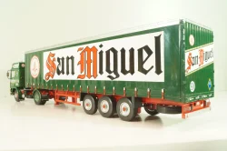 Volvo FH12 truck with semi-trailer "San Miguel" 1988, green Camiones y Autobuses #83, Altaya 1:43