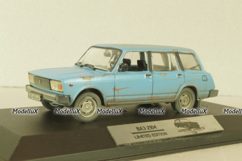 Ваз-2104 Жигули 1984, синий, Model43 1:43
