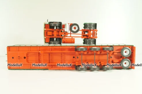 Volvo FH12 truck with semi-trailer "San Miguel" 1988, green Camiones y Autobuses #83, Altaya 1:43