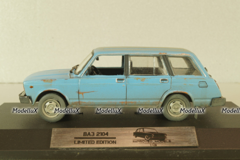Ваз-2104 Жигули 1984, синий, Model43 1:43