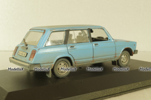 Ваз-2104 Жигули 1984, синий, Model43 1:43