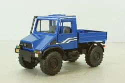 Mercedes Unimog U140, blue, фурнитура в комплекте, B66000162, (#371), NZG 1:43