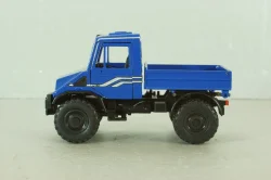 Mercedes Unimog U140, blue, фурнитура в комплекте, B66000162, (#371), NZG 1:43