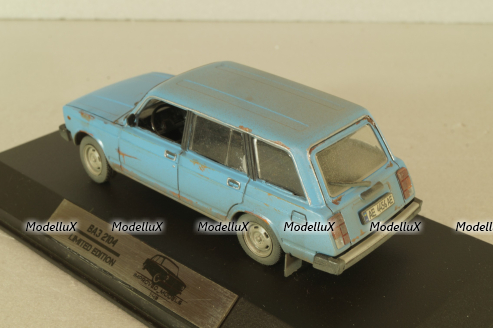 Ваз-2104 Жигули 1984, синий, Model43 1:43