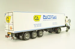 Man 19.502 truck with semi-trailer "Paconsa" 1991 white, Camiones y Autobuses #77, Altaya 1:43