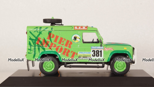 Land Rover Defender #381 V8 Paris Dakar 1986, Конверсия 1:43