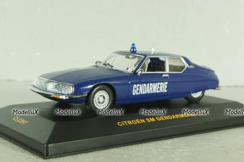 Citroen SM Gendarmerie 1973, blue, CLC097, IXO 1:43