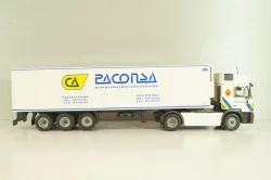 Man 19.502 truck with semi-trailer "Paconsa" 1991 white, Camiones y Autobuses #77, Altaya 1:43