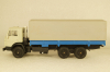 Камаз-5320 бортовой с тентом, серый/синий, Арек 1:43