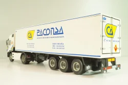 Man 19.502 truck with semi-trailer "Paconsa" 1991 white, Camiones y Autobuses #77, Altaya 1:43
